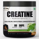 AS-IT-IS ATOM Creatine Monohydrate 250g 80 Servings | Dope Free | Enhances Performance | Promotes Muscle Gains | Mint mojito Flavour