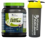 Advance MuscleMass Ultimate Plant Protein with anti oxidant extract | Plant based Enzymes | With Stevia |1 kg / 2.2 lbs Chocolate flavour | With 700 ml Shaker