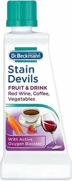 Dr. Beckmann Stain Devil Fruit & Drinks Stain Remover Combats Red Wine, Coffee Stains & More, 50ml