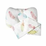 A Baby Cherry Multicolor Feathers Organic Cotton Head Shaping Pillow For Baby (0 M To 5 Yr)