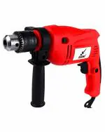 AGNI Corded 13mm Impact Drill 600 W A1104 with Reverse Forward Rotation Variable Speed Control 2800RPM (Royal Red) for Wall, Metal and Wood Drilling