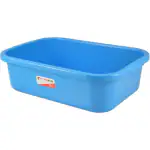 Multipurpose Plastic Tray for kitchen, home, office, student, 56.5*39.5*16.5 cm Fruit & Vegetable Basket (Pack Of 1,Blue)