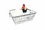 Devashree Stainless Steel Dish Drainer Basket for Kitchen | Dish Drying Stand | Bartan Basket | Plate Rack (58 x 45 x 20 cm)