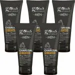 Globus Naturals Anti Pollution And Anti Acne Charcoal Peel Off Mask, For Men (Pack Of 5, 100 G)