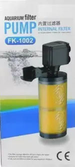 AKSHAT ENTERPRISES SOBO PUMP Aquarium Internal Filter FK-1002 +Two Sobo Sponge Power Aquarium Filter (Mechanical Filtration for Salt Water and Fresh Water)