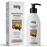 Rey Naturals Amla Reetha Shikakai Hair Shampoo For Men And Women, 300 ml