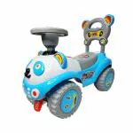 BUMTUM Baby Ruff Rider Push Car With Backrest Musical Horn Toy | Ride-On Car Suitable For Kids Boys & Girls