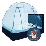 Tri-Activ Mosquito Net for Single Bed I Premium Machardani - Blue