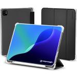 CaseMagic Smart Folio Case for iPad Pro 11-inch 4th Gen (2022) Protective Cover with Auto Sleep/Wake Magnetic Closure, Trifold Flip Stand, Pencil Holder| Slim, PU Exterior, TPU Transparent Back Black