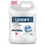 LOSOFY 100% Germ Cleaner Floor Cleaner - Powerful Anti-Bacterial Clean with Tough Stain Removal and Refreshing Fragrance (Cane of 5 Liter)