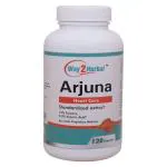 Way2Herbal Arjuna Capsules s 120 Tablets (Pack of 2)