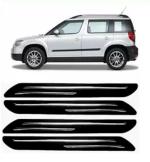 Gee Cee Black Pvc Car Bumper Protector Guard For Skoda Yeti (Set Of 4)