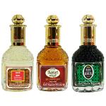 Indra Sugandh Bhandar Swarnaa Chandan, Kasturi, Ruh Khus Vetiver Long Lasting Fragrance Rollon, 25 Ml Each (Set Of 3)
