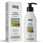Rey Naturals Moroccan Argan Avocado Shampoo To Repair Damaged Hair For Women, 300 ml