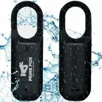 PRIME PICK Secure Fingerprint Padlock, Mini Black Padlock Fingerprint Lock, Long Standby Time USB Charge Keyless Padlock for Gym School Locker, House Door, Travel Luggage, Backpack(Black 1 Pack)