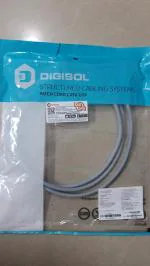 CC CABLE CONNECTOR Digisol White Rj45 Cat6 Patch Cord Ethernet Lan CC Cable, 2 M