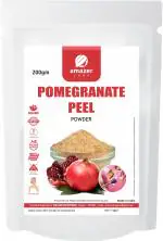 Amazercare Natural Pomegranate Peel Powder | Skin & Hare Care | 100% Natural Face Pack For Acne-Spot Treatment | Face & Body Scrub | Hair Fall Treatment (200 Gm) Pouch Packing