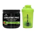 Beyond Fitness Creatine Pro 156gm, 3g pure Creatine Monohydrate with 400 ML Shaker Bottle