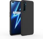 Mcase Black Plastic, Silicon Back Cover For Realme 6 Pro (Model - Grip Back Case - 21521)