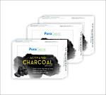 PuraGenic Activated Charcoal Bath Soap for men and women, 75gm - Combo Pack of 3