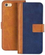 Clickaway Dual Tone Leather Finish Flip Cover for Oppo F3 Selfie Expert Inside Pockets & Inbuilt Stand Wallet Style Back Case Magnet Closure (Dual Shade)