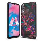 Fashionury Pink Flowers Soft Rubber Designer Printed Back Cover Case for Samsung Galaxy M30 Back Cover/Samsung M30 Back Cover