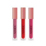 ASMEE Combo pack of 3 Liquid Lipstick 12 Hrs Long lasting lipstick Matte finish 4 ML