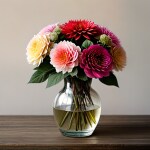 Love Creation A4 Size poster print for creative wall art- mystic-garden-6103(Non Sticker)