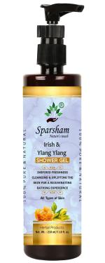 Sparsham Pure Natural Irish & Ylang Ylang Shower Gel Pack Of 1 (210ml)