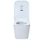 JAQUAR ARIA Range Rimless Wall Mount WATER CLOSET / TOILET BOWL (White) | 345x495x365 mm, UF Slim Seat Cover | Western Toilet/Water Closet(EWC) For Bathroom | ARS-WHT-39953BIUFSM