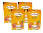 BHAKTI 2 SHAKTI MAKING WORSHIP SPECIAL Mangalam Pure Camphor Tablet for Puja | Kapoor for Diffuser Kapoor Dani Havan and Pooja Karpoor tab Pouch (50g Round, Pack of 4)