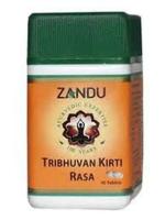Zandu Tribhuvan Kirti Ras 40 tablets (pack of 5) with Free Malshuddhi Sample