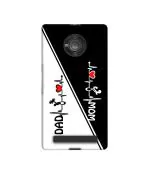 Casotec Mom and Dad Lover Design Printed Silicon Soft TPU Back Case Cover for Micromax YU Yuphoria