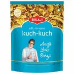 Bikaji Bikaneri Namkeen| All-in-one| Kuch-Kuch| Mix Namkeen| 1 Kg Pack + Namkeen Maida Kaju 100g |