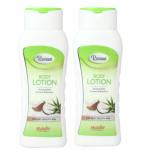 Multani Rovaan Body Lotion | Nourishing Body Milk Cream with Shea Butter Coconut & Aloe Vera | Deep Moisturizer for Dry Skin | Skin Brightening Body Lotion for Summer & Winter | 200 Ml Each | 2