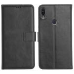 Profov Asus Zenfone Max Pro M1 Flip Cover Case | Hand Stitched | Shockpooof | Wallet Style Leather Flip Back Cover for Asus Zenfone Max Pro M1 (Black)