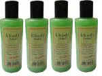 Khadi Herbal Neem Aloevera SLS Shampoo Herbal Shampoo, Khadi Shampoo, Anti Dandruff, Anti Hair fall 840ml (Pack of 4)