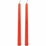 SITARA CRAFTS Red Taper Candle 2 x 2 x 25 cm 300 g (Pack of 2)
