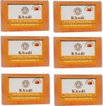 Khadi Herbal Natural Pure Honey Glycerin Soap, 125 Gm Each (Pack Of 6)