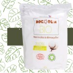 B BOCOTON Bio Organic Soft Mini Oval Makeup Remover Cotton Pads, Use n Throw Face Makeup Cleansing Wipes for Powder, Creams Nail Polish Removing 40Pcs