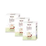 WON AYURVEDA BABY SOAP| BABY BATHING BAR - Pack of 3|SOAP|BATHING BAR|BABY SOAP