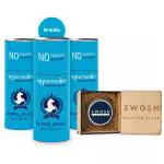 ROYAL SWAG Ayurvedic & Herbal Cigarette Combo Pack of Mint Flavour Smoke (15 Stick), SWOSH Lip Balm for Smoker's, Brightening Dark Lips 15 gm, Nicotine & Tobacco Free Help in Quit Smoking- Set Of 2