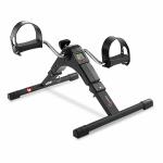 PowerMax Fitness BS-MINI Compact Cycle Pedal Exerciser with Adjustable Resistance and Digital Display - Convenient At-Home Fitness and Physiotherapy Solution for Legs and Arms