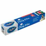 Feather's Premium Cling Film Wrap Food Biodegradable BPA Free Multipurpose Food Wrapping Paper Non-Stick Microwave Safe (Pack of 2 , 30m), Silver, (Cling 30M-2)
