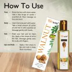 GO WOO 100% Pure walnut carrier oil good for skin 100 ML