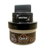 QUICK Nubuck & Suede Shoe Polish Cream Color - Natural (Pack 50 Grams) Carnauba Wax Shoe Polish Cream with Silicon Oil and Leather Conditioner