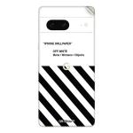 GADGETSWRAP Printed Vinyl Skin Sticker for Google Pixel 7 - Off White Wallpaper