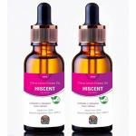 Hiscent Vitamin C Organic Face Serum with Citrus Limon Extract 2% Brightening & Anti-Aging Serum for Glowing Skin (100% Natural, 30ml) | Pack of 2