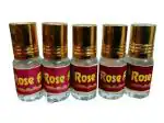 KAH ATTAR Rose Attar Long Lasting Fragrance for Men and Women 3 ml (pack of 5)