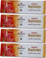 Omprakhyat Masala Incense Sticks - Anmol Nagchampa Nagchampa Flower With Floral Accords 50 g (Set of 4)